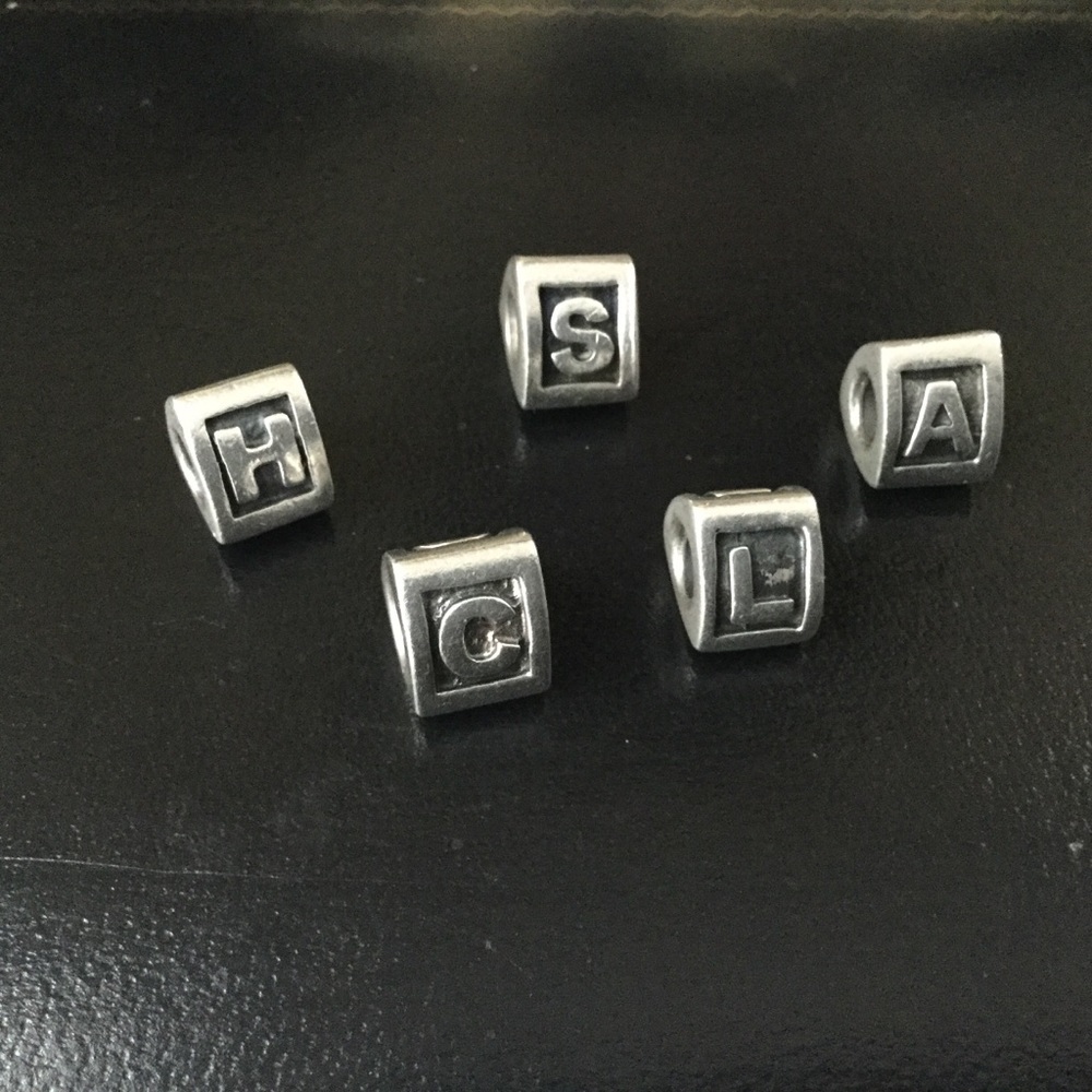 Pandora Alpha Letter “C” Charms 925 Silver